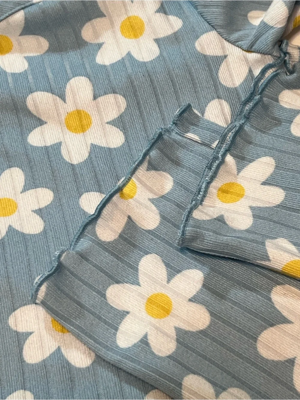Tahari Blue Floral Daisy Kids Pajama Set